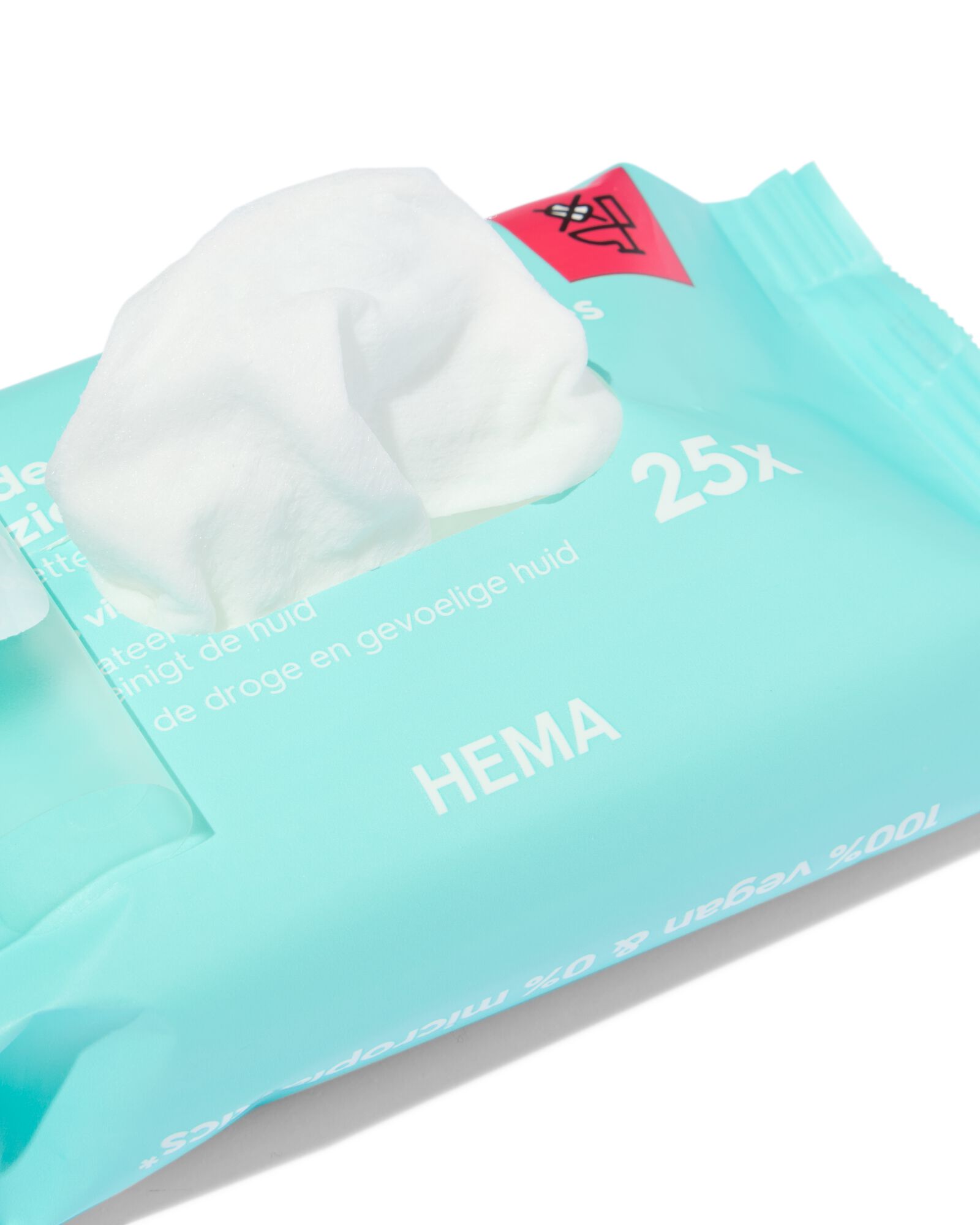 lingettes nettoyantes pour le visage peau s&egrave;che et sensible - lot de 25 - 17880109 - HEMA