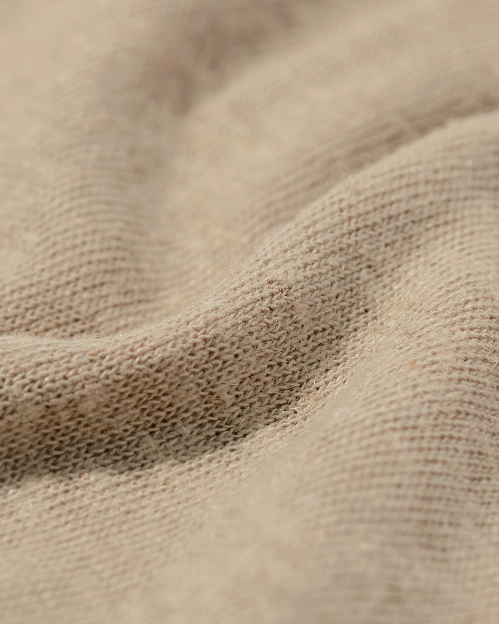 dames t-shirt Evie met linnen zand - 36269460SAND - HEMA