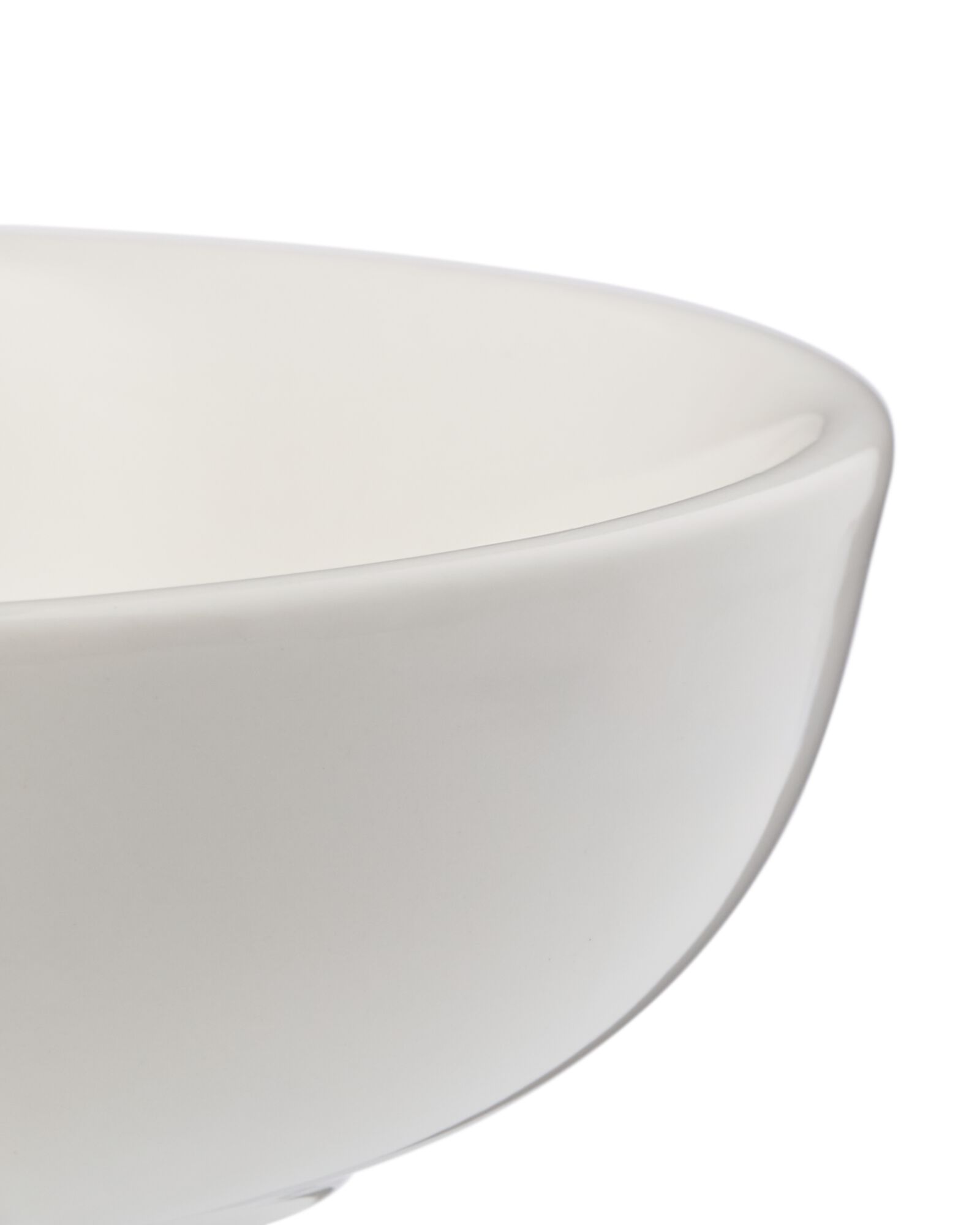 mini-bol ⌀8x2,5cm Knap new bone blanc - 9650412 - HEMA