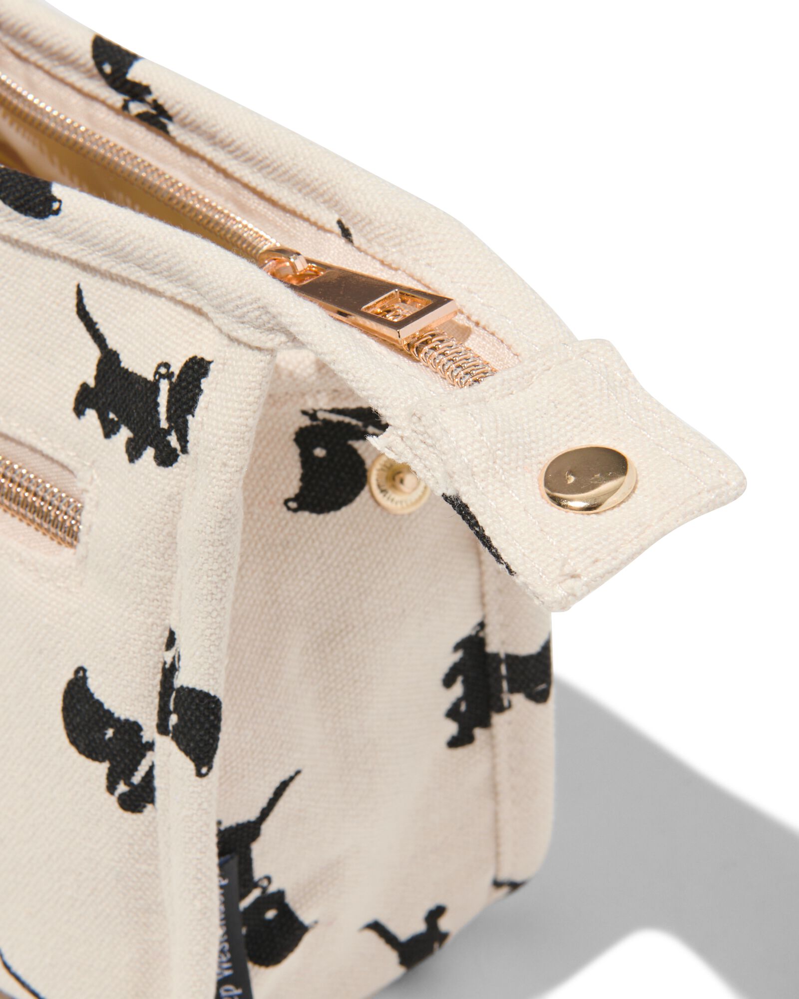 toilettas canvas Takkie 7.5x24x15 - 11890633 - HEMA