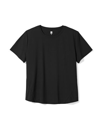 Damen-Sportshirt schwarz schwarz - 36090339BLACK - HEMA