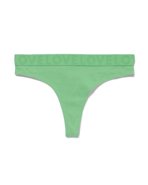 string femme en coton everyday vert vert - 21930750GREEN - HEMA