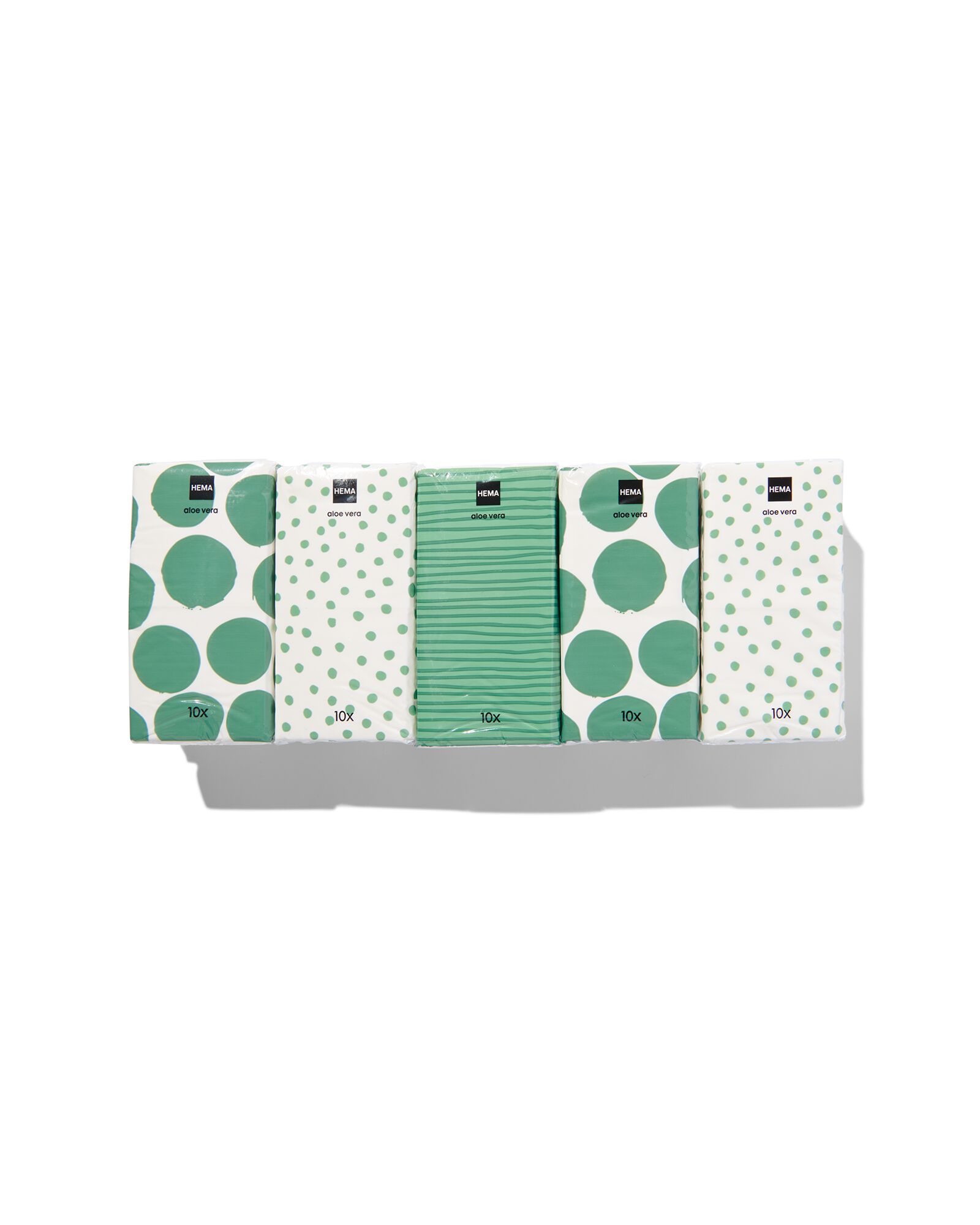 Taschent&uuml;cher mit Aloe vera, vierlagig, 10 x 10 St&uuml;ck - 11511200 - HEMA