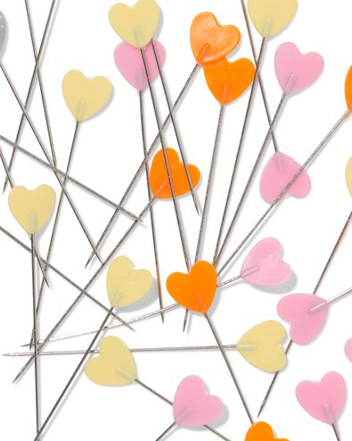 &eacute;pingles 55mm en forme de c&oelig;ur - 30 pi&egrave;ces - 1400263 - HEMA