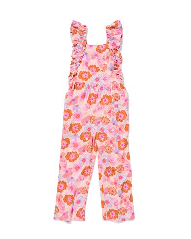 Kinder-Jumpsuit, gebl&uuml;mt rosa rosa - 30863912PINK - HEMA