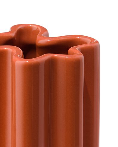 Vase f&uuml;r Duftst&auml;bchen, ⌀ 5,7 x 10,8 cm, Keramik Blume, Terra - 13507533 - HEMA