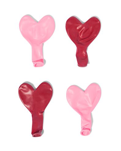 ballons &Oslash; 23&thinsp;cm c&oelig;ur - lot de 8 - 14250245 - HEMA