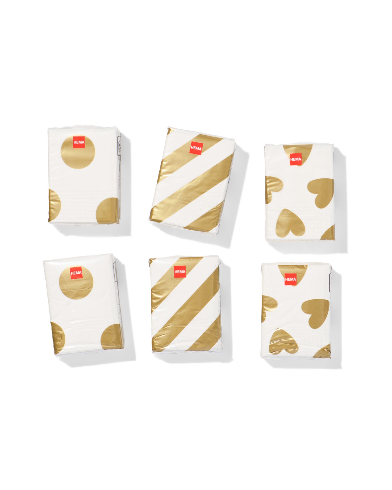 zakdoekjes 4-laags mini - 6x8 stuks - 11511114 - HEMA