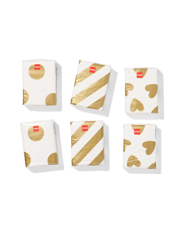 6 x 8 Mini-Taschent&uuml;cher, vierlagig - 11511114 - HEMA