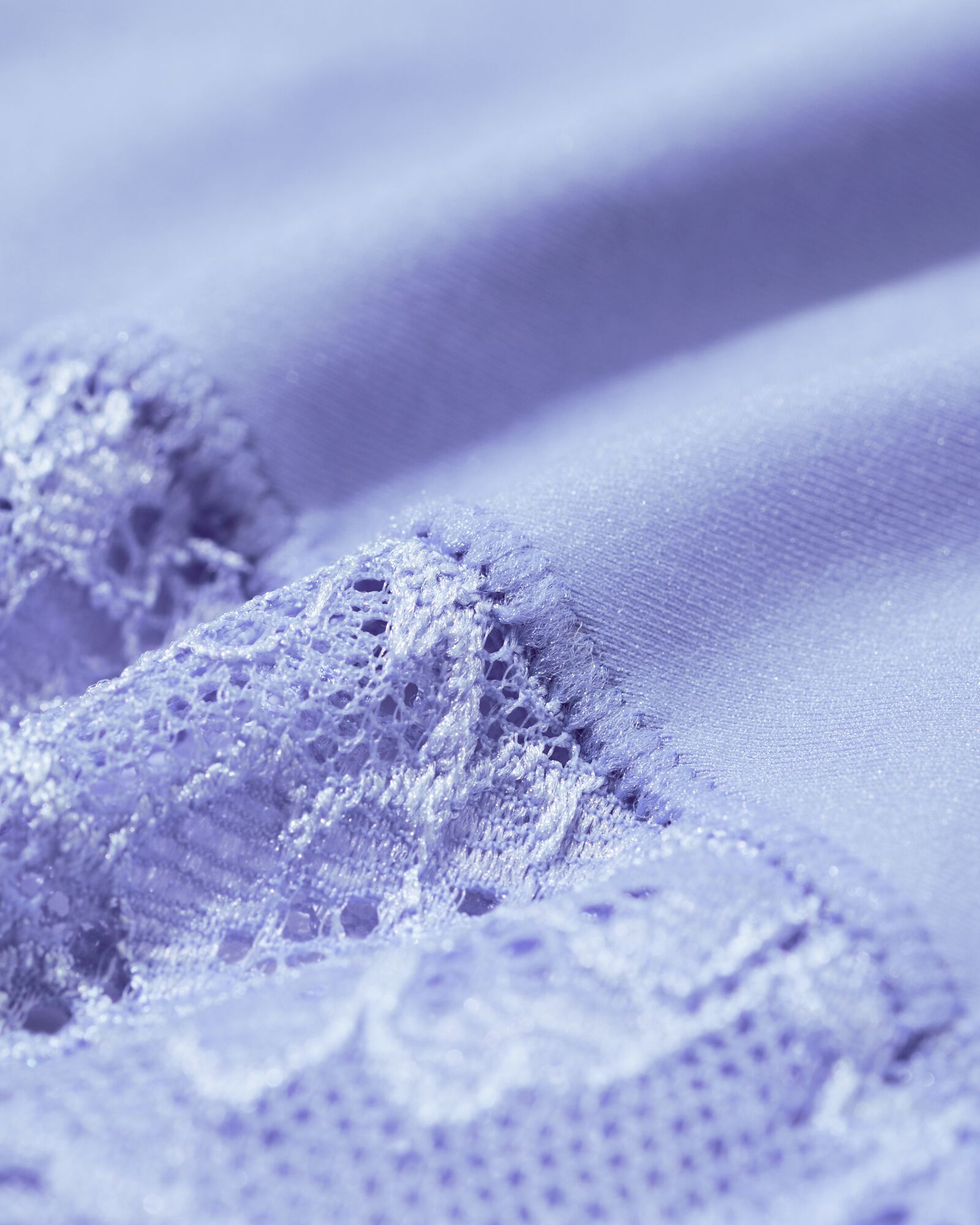 medium corrigerende string met kant blauw blauw - 21560056BLUE - HEMA