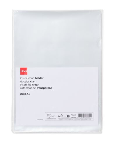 25er-Pack Aktenmappen, DIN A4 - 14822223 - HEMA