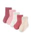 5 paires de chaussettes bébé avec coton rose 18-24 m - 4770344 - HEMA