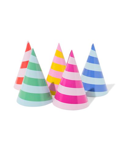 Partyh&uuml;te gestreift &ndash; 8 St&uuml;ck - 14250156 - HEMA