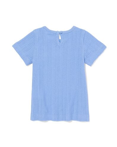 Baby-T-Shirt mit Rippenstruktur blau blau - 33080770BLUE - HEMA