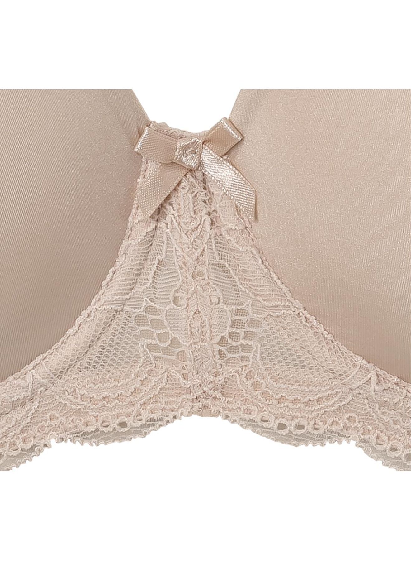 Bh Für Rückenfreies Kleid Push Up Ungepolsterter BH, Körbchengröße E - F beige - HEMA