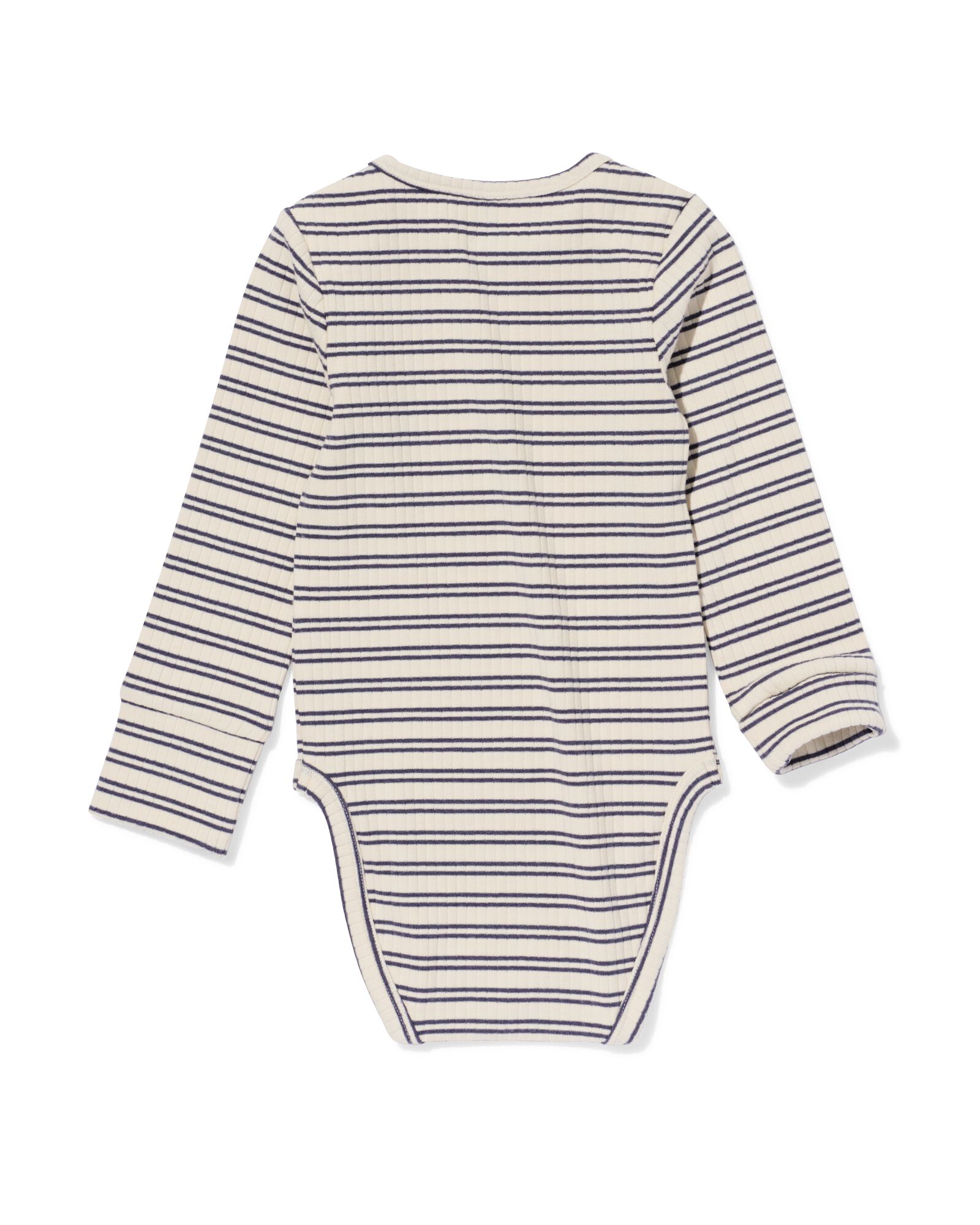 meegroei body ecovero&trade; strepen gebroken wit gebroken wit - 33306950OFFWHITE - HEMA