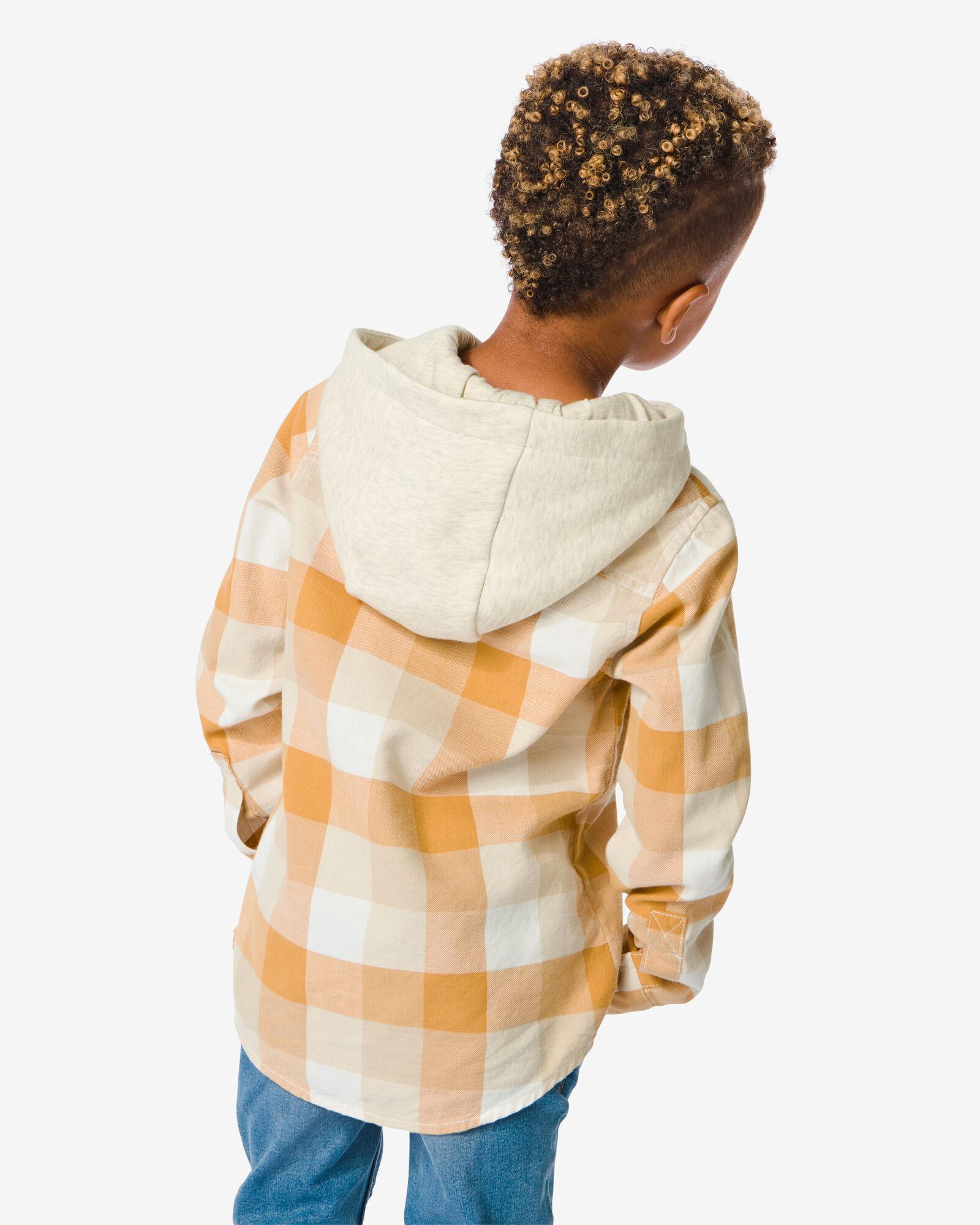 chemise enfant à capuche marron marron - 1000032252 - HEMA