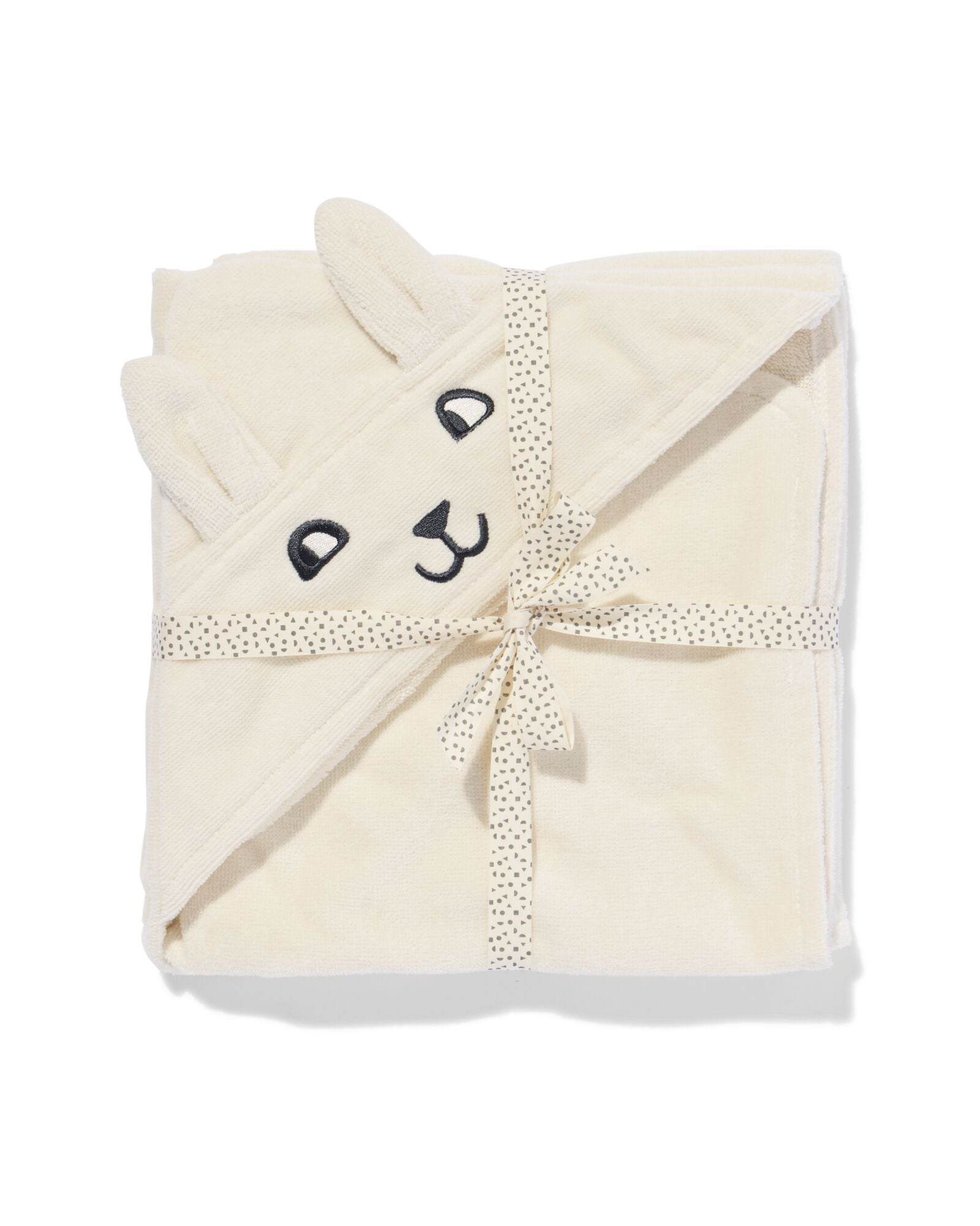 baby badcape 80x80cm beertje - 33316530 - HEMA