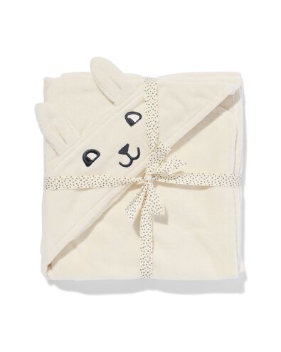 baby badcape 80x80cm beertje - 33316530 - HEMA