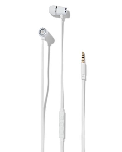 écouteurs intra-auriculaires qualité supérieure blanc - 39620023 - HEMA