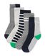 5er-Pack Kinder-Socken, mit Baumwolle dunkelblau 39/42 - 4320145 - HEMA