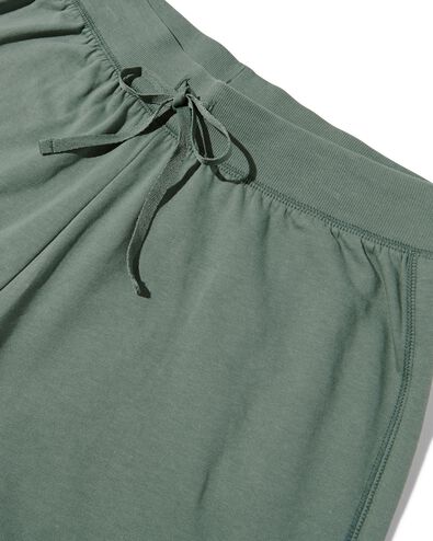 pantalon sweat lounge femme coton vert L - 23400366 - HEMA