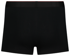 2 boxers homme modèle court coton real lasting noir noir - 1000018787 - HEMA