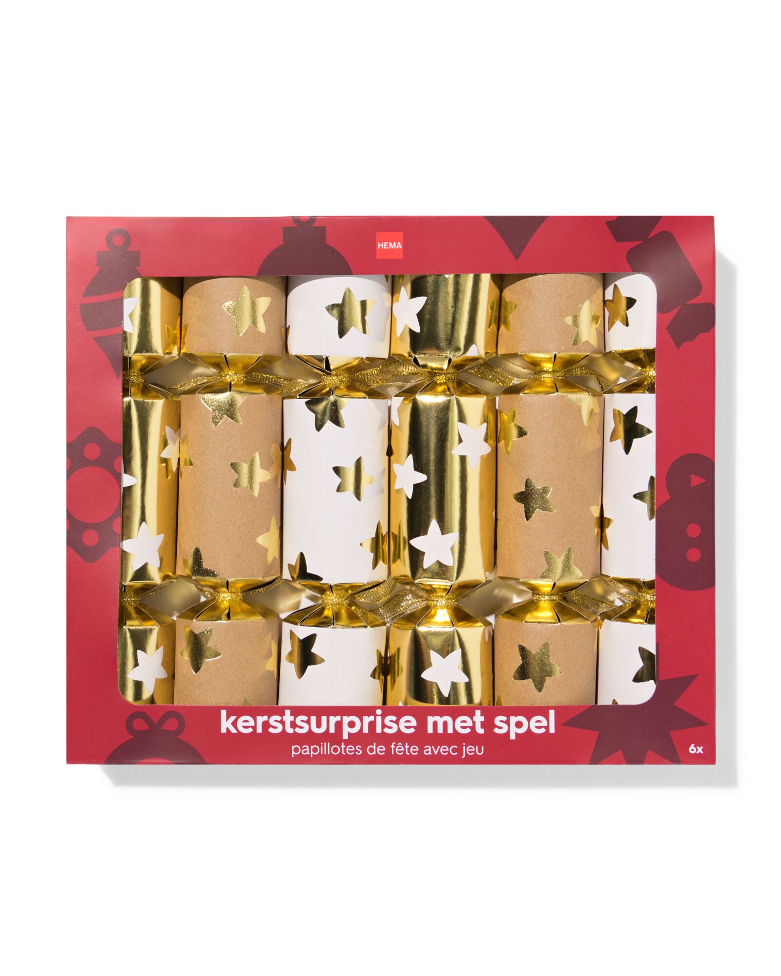 feestwens met spel sterren - 6 stuks - 25610034 - HEMA
