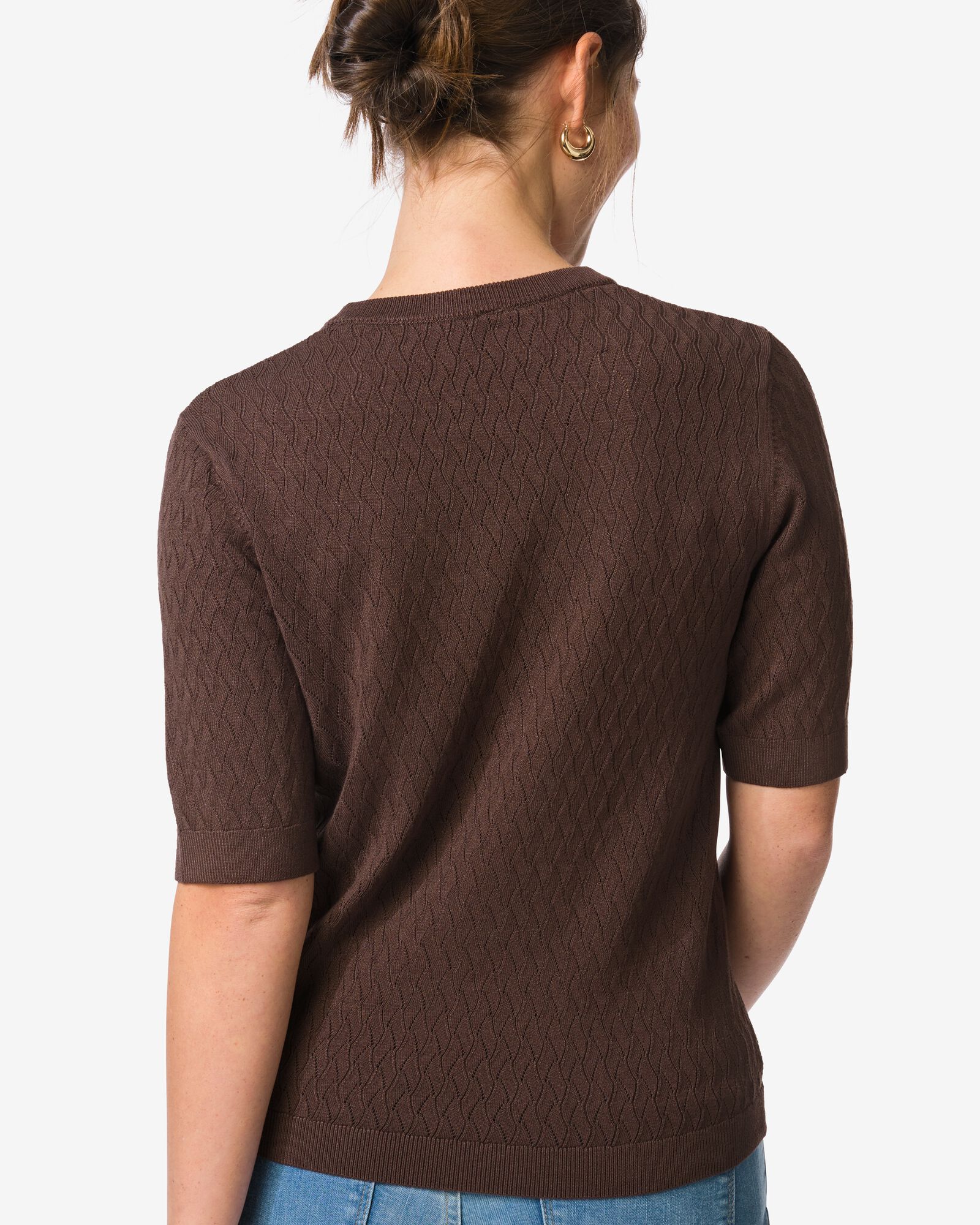 Damen-Pullover Fally, Feinstrick braun - 36207850BROWN - HEMA