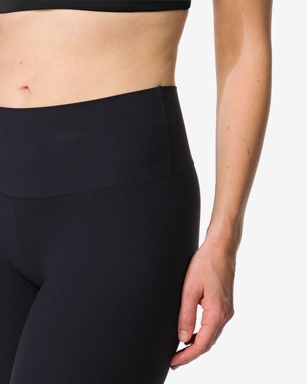 damesbiker smoothing hoge taille zwart zwart - 21500722BLACK - HEMA