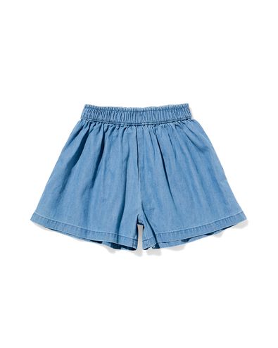 Kinderskort aus Denim hellblau - 30859306LIGHTBLUE - HEMA