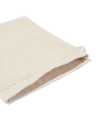 gant de toilette 2&egrave;me vie coton recycl&eacute; 16x21 &eacute;cru - 5250362 - HEMA