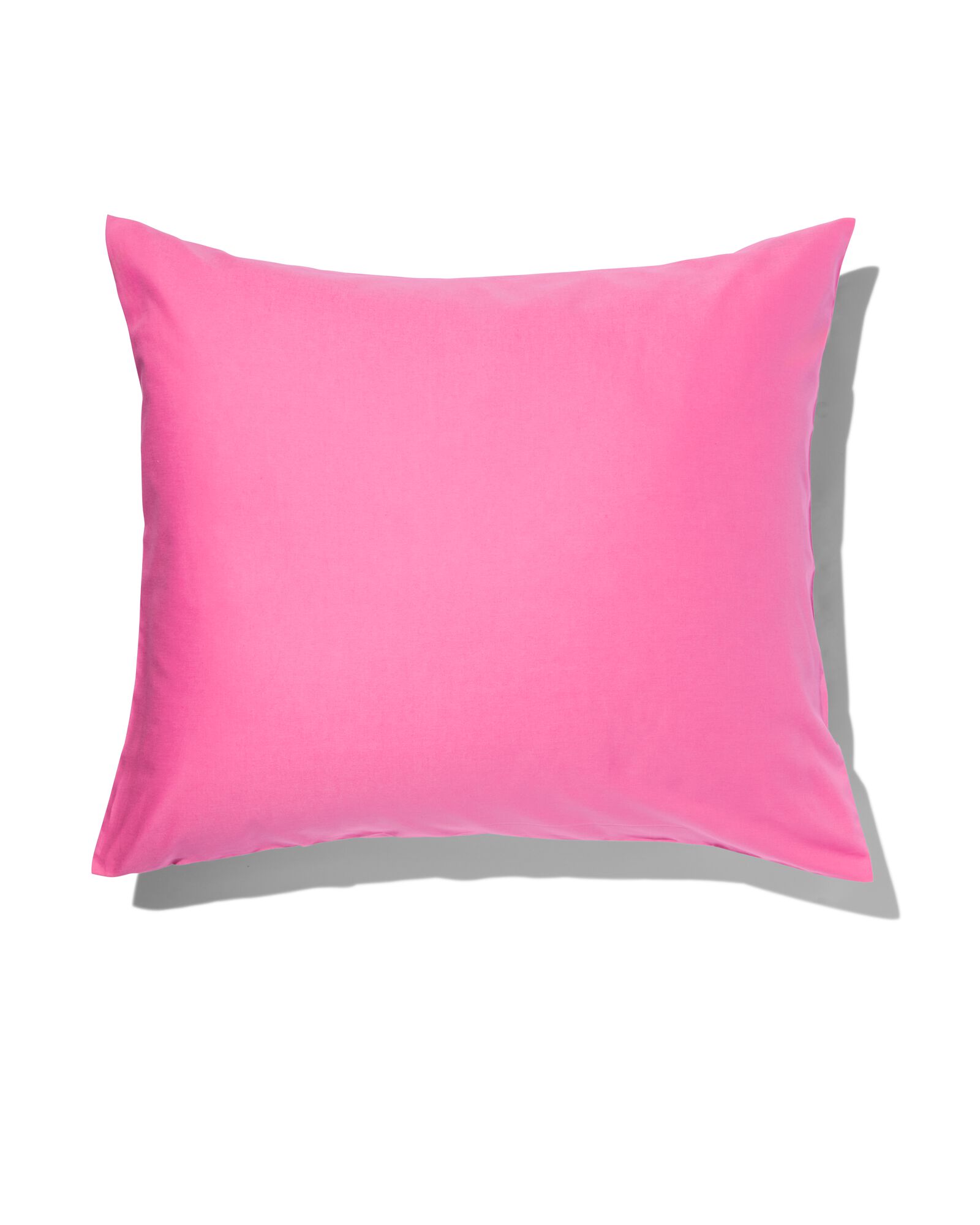 taie d'oreiller 60x70cm coton doux rose vif - 5130020 - HEMA