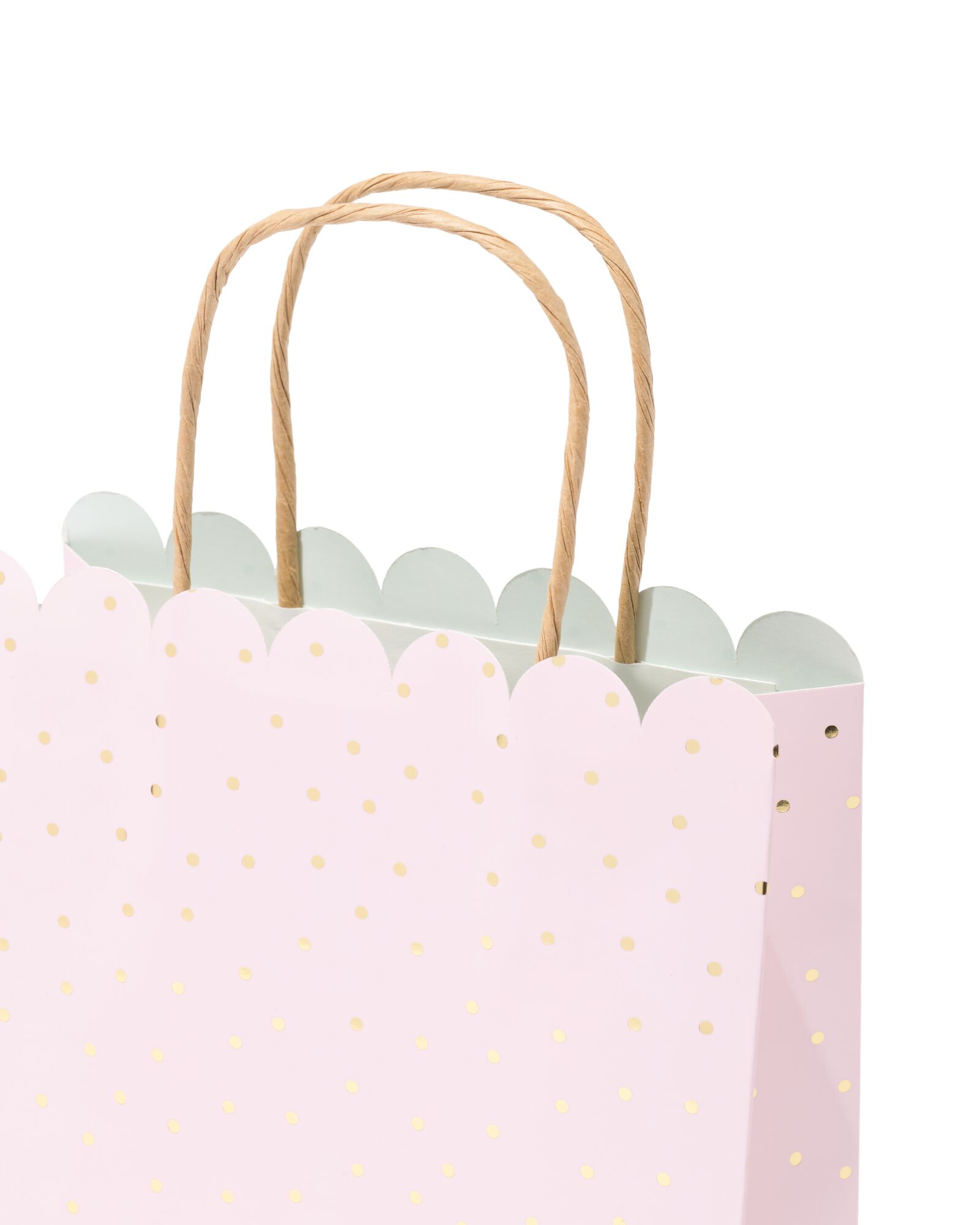 sac cadeau M 29,5x18cm papier pois - 14700695 - HEMA