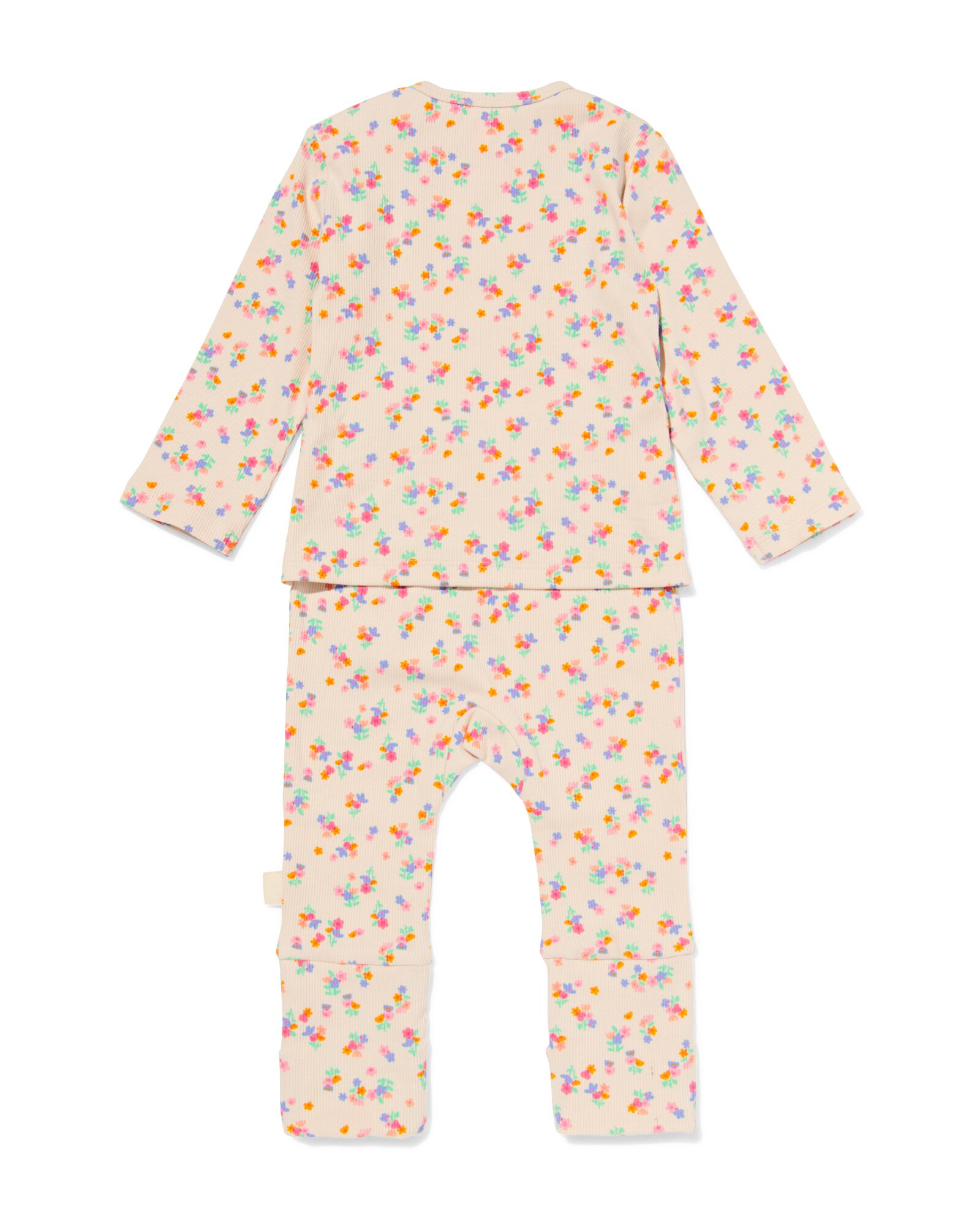 Newborn mitwachsender Strampler mit Blumen blau blau - 33439520BLUE - HEMA