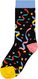 sokken met katoen let's party zwart zwart - 1000029354 - HEMA