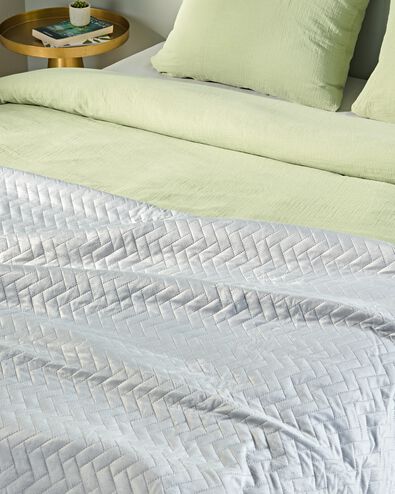 couvre-lit gris clair gris clair - 1000026771 - HEMA