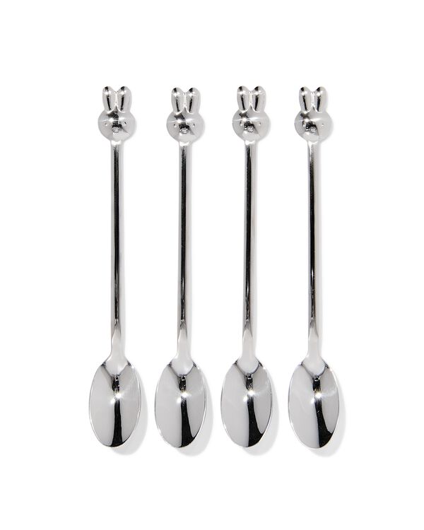 nijntje theelepels rvs - 4 stuks - 60410093 - HEMA
