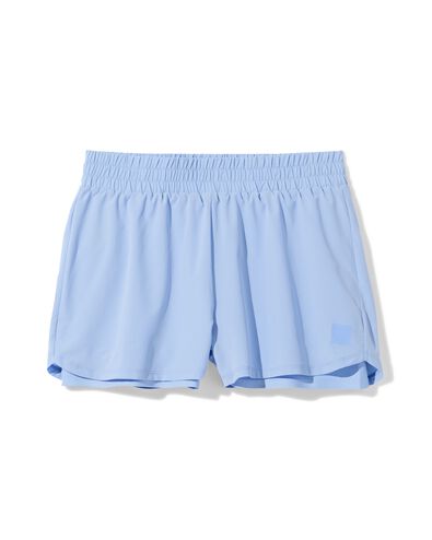 short de sport femme bleu clair bleu clair - 36000479LIGHTBLUE - HEMA
