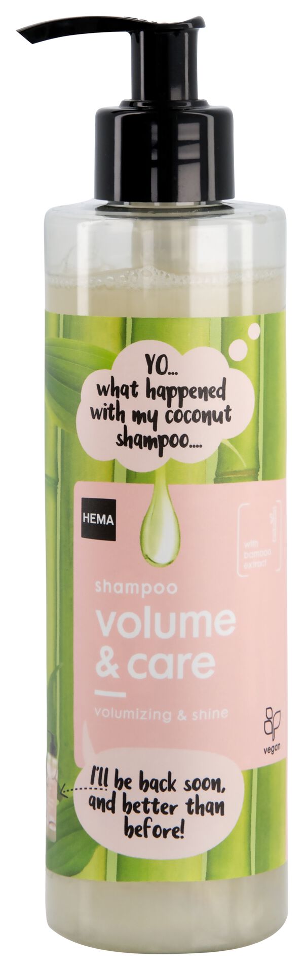 Shampoo, Volume & Care, 300 ml - 11087101 - HEMA