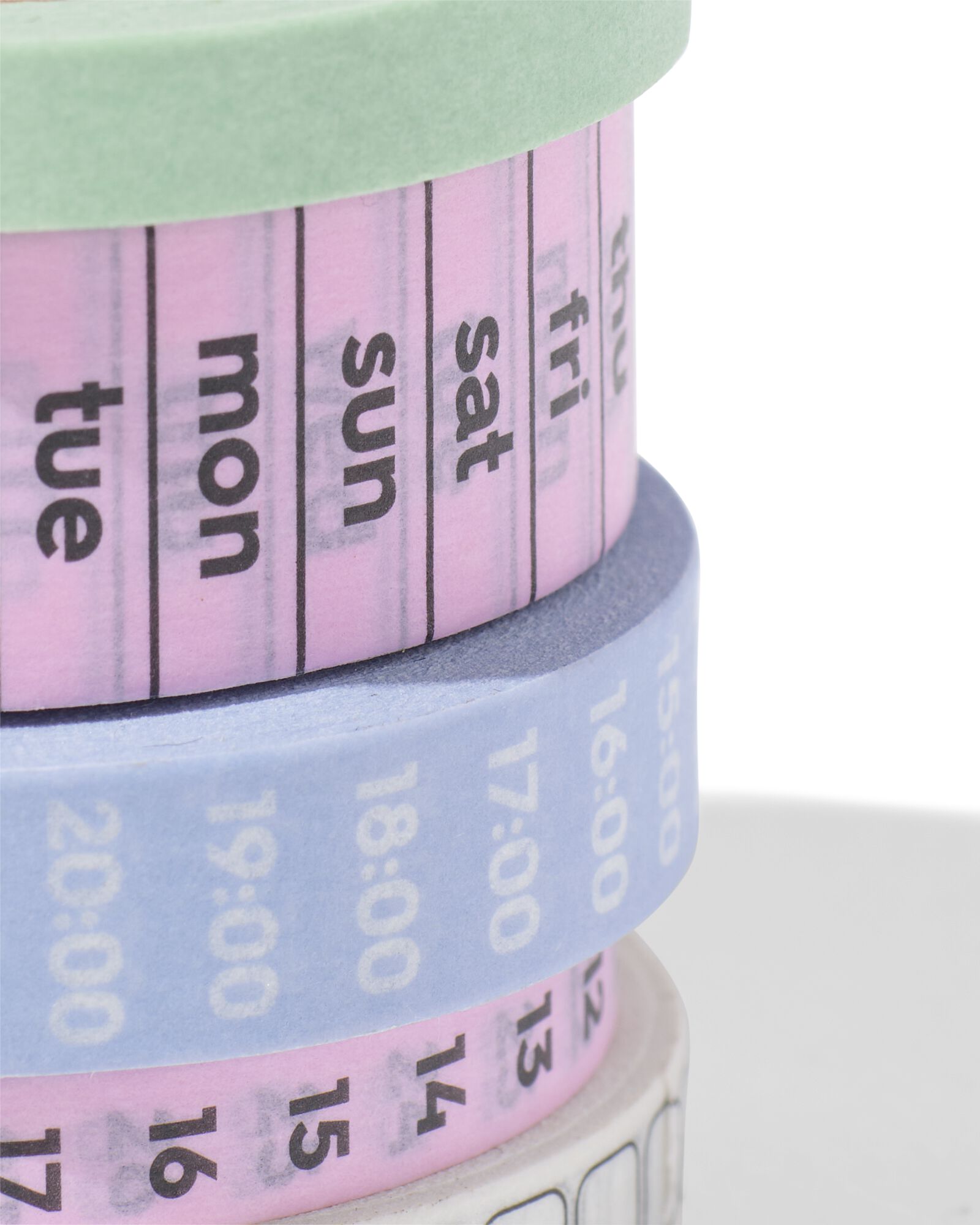 washi tape agenda - 5 pi&egrave;ces - 14170188 - HEMA