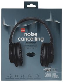 draadloze koptelefoon met noise cancelling zwart - 39620037 - HEMA