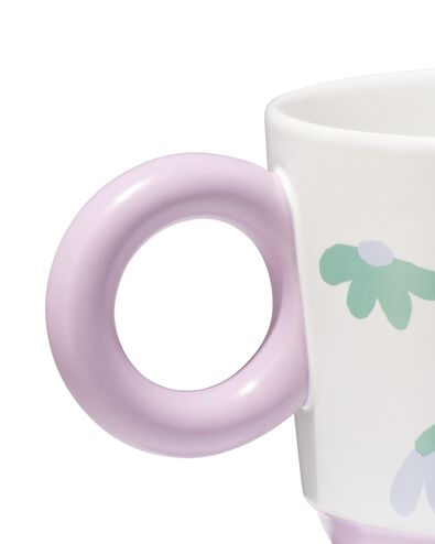 Becher, 280 ml, Keramik, Blume - 61110059 - HEMA