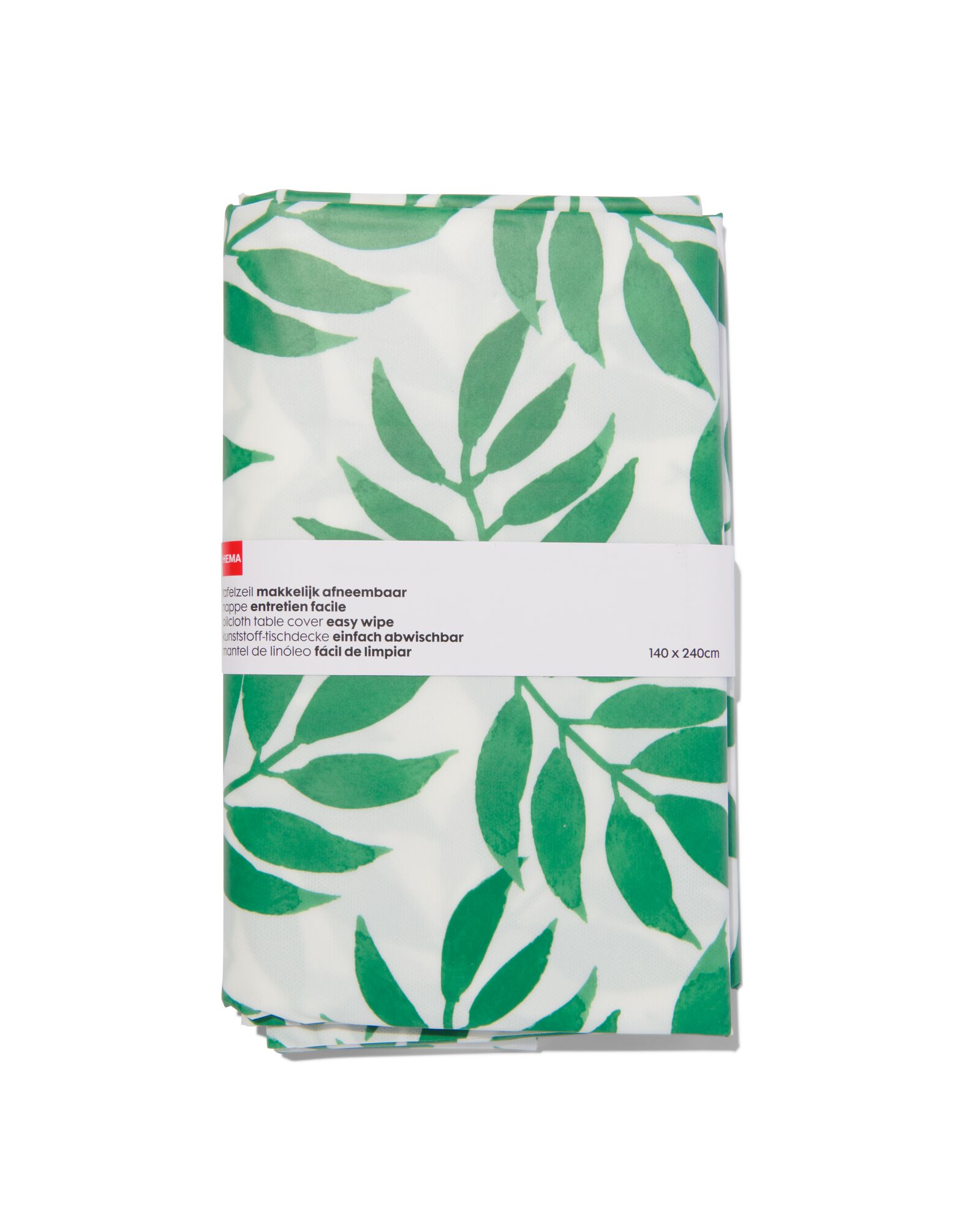 toile cir&eacute;e 140x240 polyester feuilles - 5330001 - HEMA