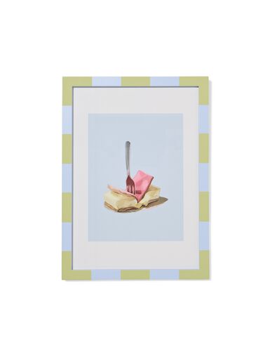 fotolijst 21x29.7cm hout strepen - 13626042 - HEMA