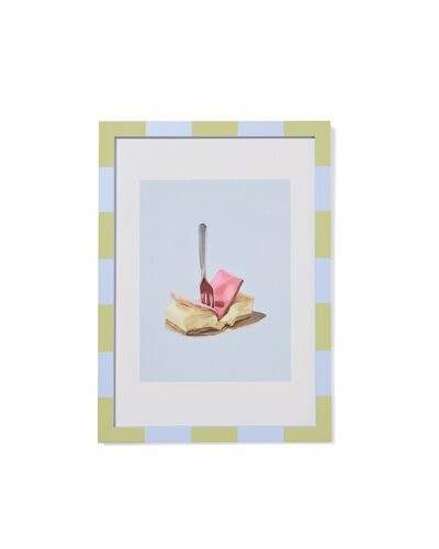 fotolijst 21x29.7cm hout strepen - 13626042 - HEMA