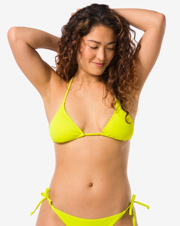 haut de bikini triangle femme citron vert citron vert - 22351090LIME - HEMA