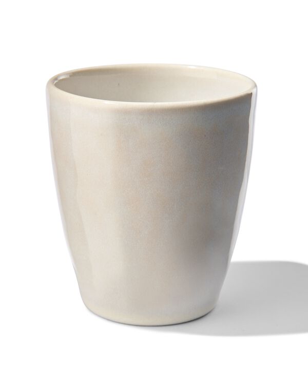 mug 240 ml Porto émail réactif blanc - 9602309 - HEMA