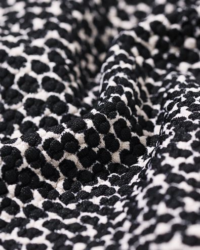 damesbikinibroekje Mila structuur zwart/wit zwart/wit - 22360590BLACKWHITE - HEMA