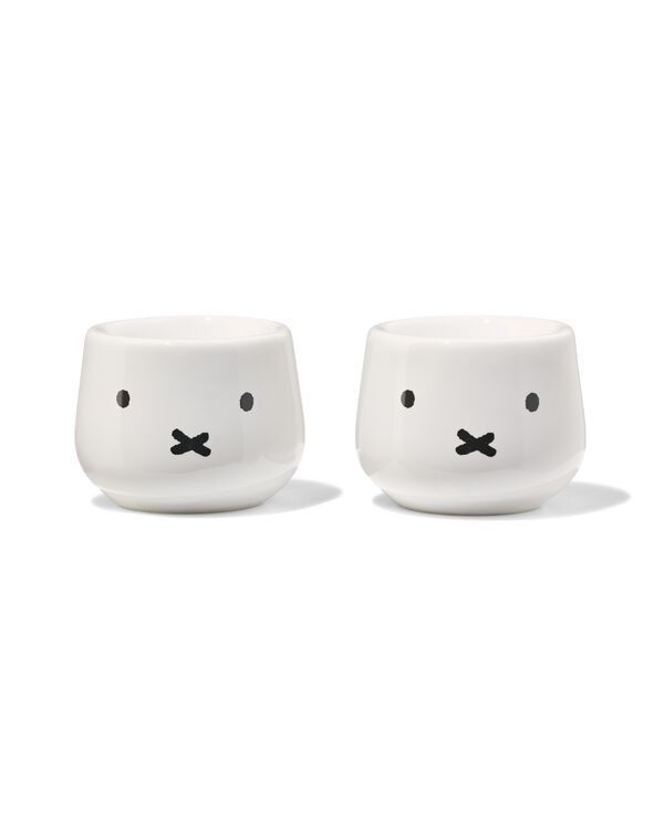 coquetier Miffy 6x6x9,5cm - 2 pi&egrave;ces - 25800199 - HEMA